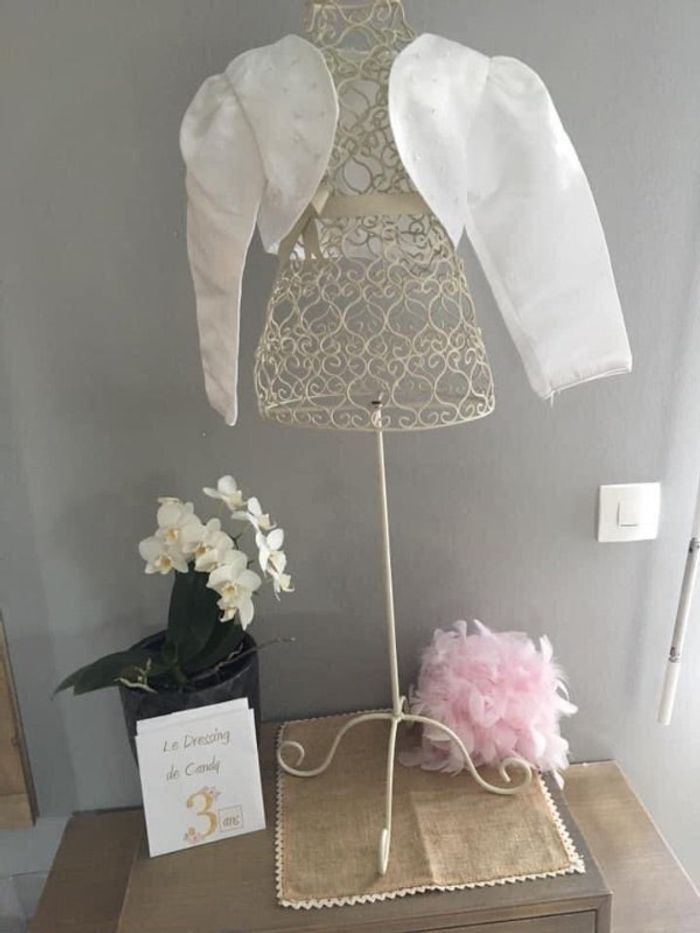 Gilet boléro de cérémonie fille 3 ans