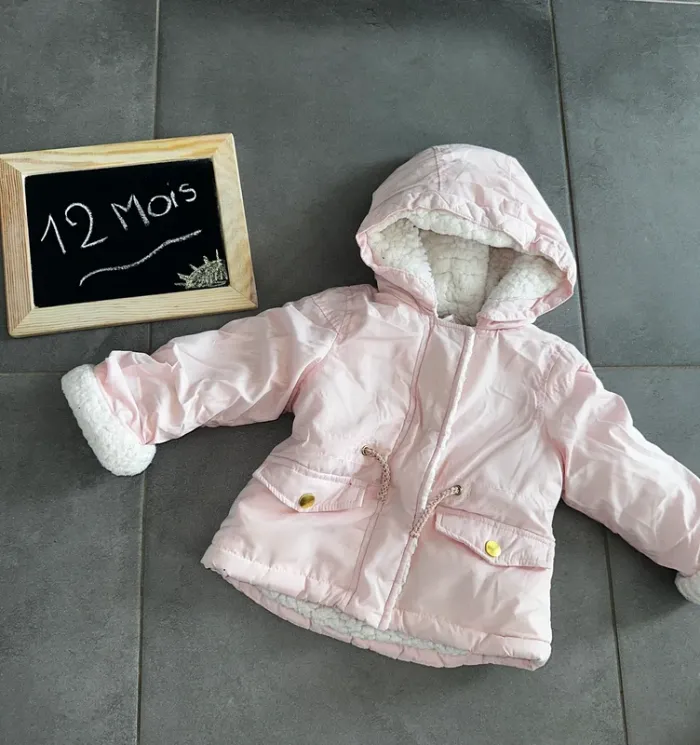 Manteau fille 12 mois