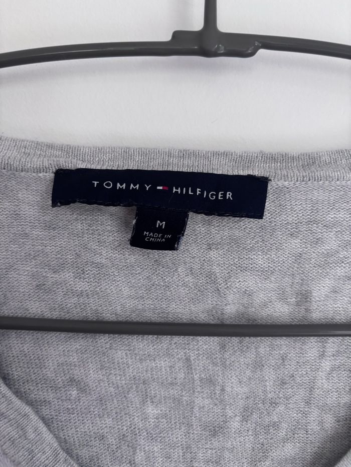 🩶 Pull Tommy Hilfiger Taille M - 100% coton - photo numéro 5