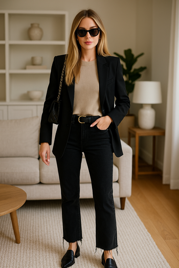 Jean taille haute Zara, bas évasé , taille 38