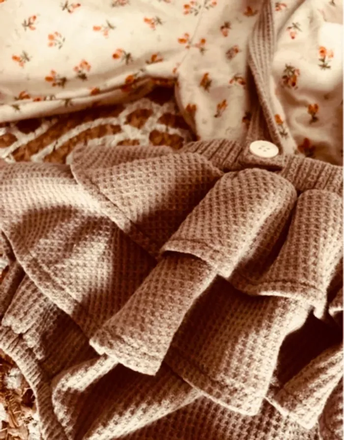 Jolie barboteuse en coton collection vintage bohème - photo numéro 4