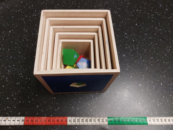 Lot 5 cubes à formes