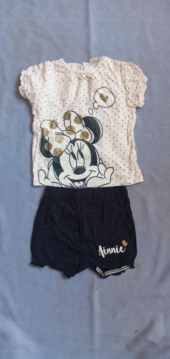 Ensemble Disney Minnie taille 24 mois