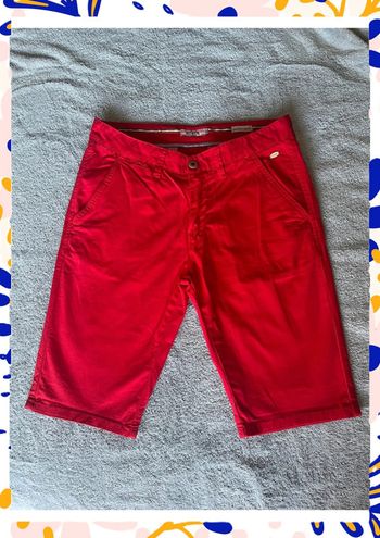 Short Homme Rouge Pétant – Forex – Taille 32/46 🩳