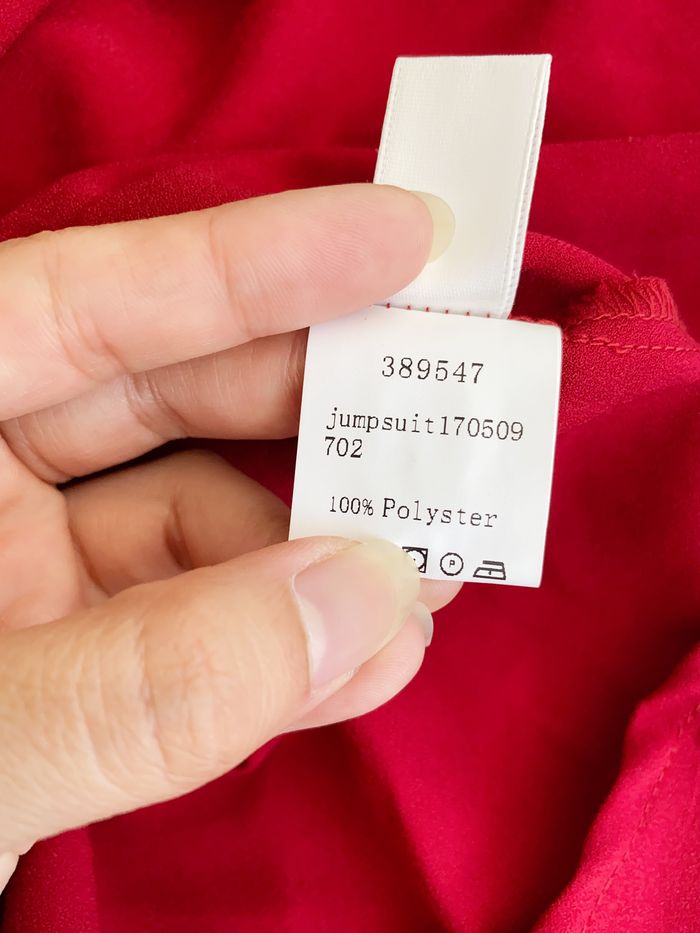 Jumpsuit bordeaux chic T.M – détails en dentelle, coupe élégante & sophistiquée - photo numéro 9