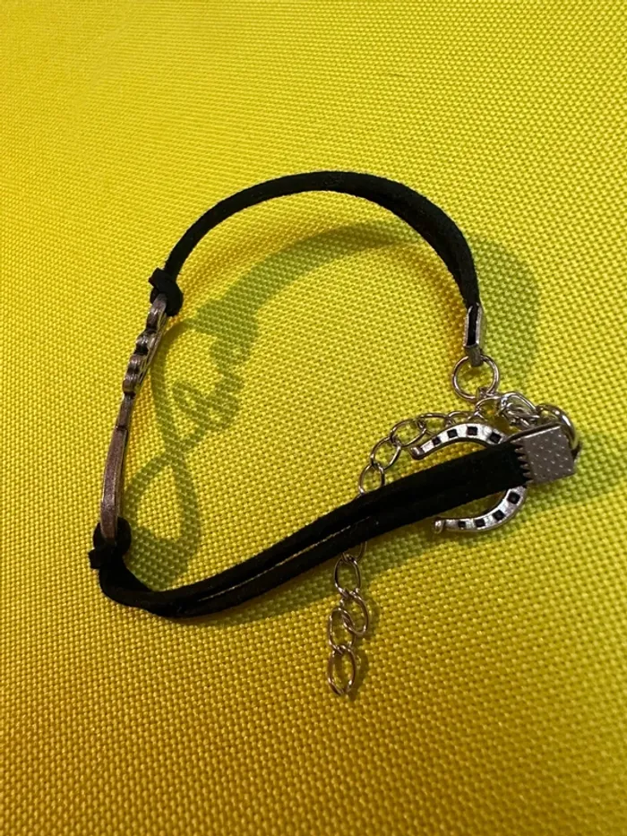 Bracelet noir love - photo numéro 4