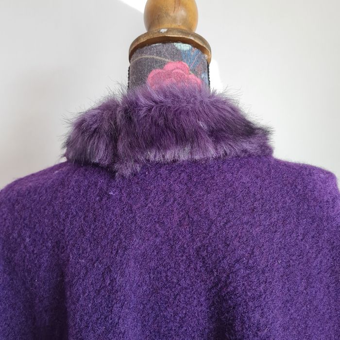 Magnifique poncho violet - photo numéro 4