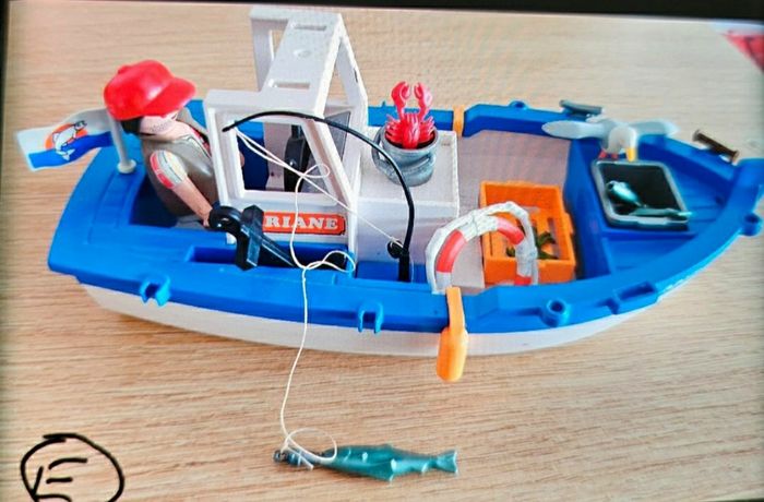 Bateau pêcheur Playmobil