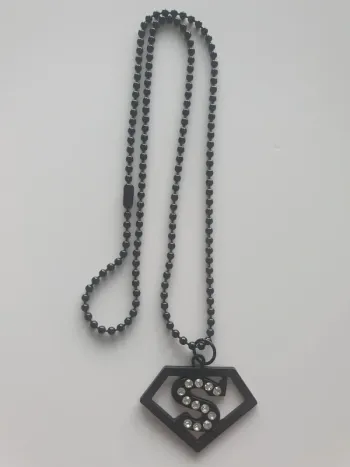 Collier fantaisie noir S