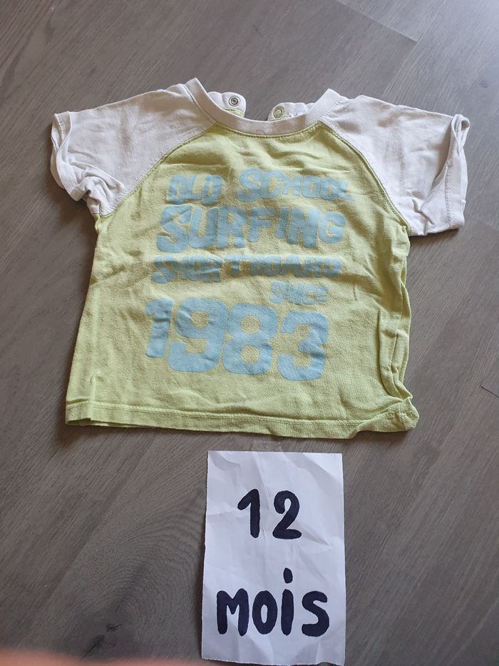 Maillot t-shirt 12mois garçon
