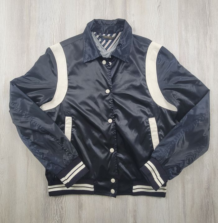Veste Tommy Hilfiger varsity college vintage Y2K – logo brodé dos - photo numéro 3