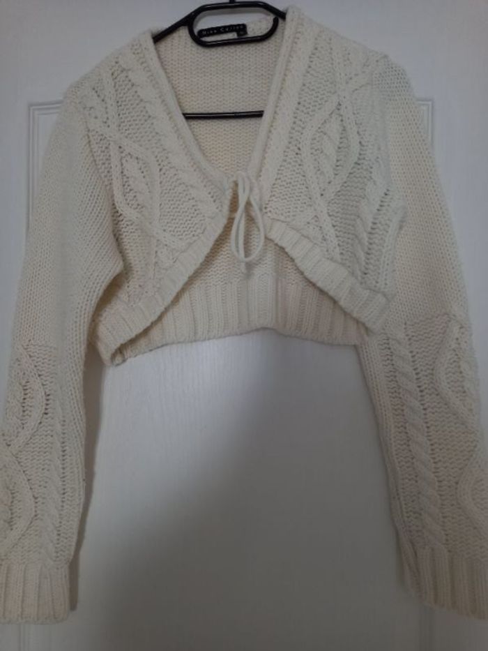 Boléro femme manches longues