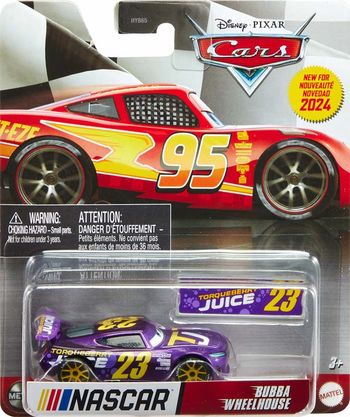 Voiture cars mattel Disney Pixar Cars metal neuve série nascar 15e  la piéce