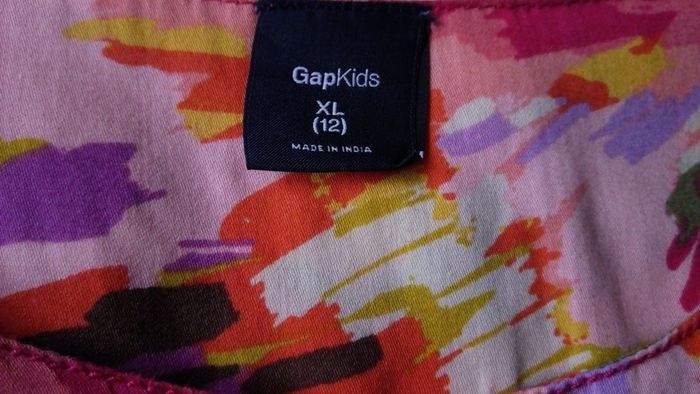 Jolie tunique manches courtes multi couleur GAP - photo numéro 3