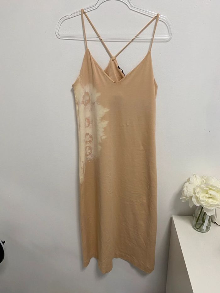 Zara robe M 38 nude beige