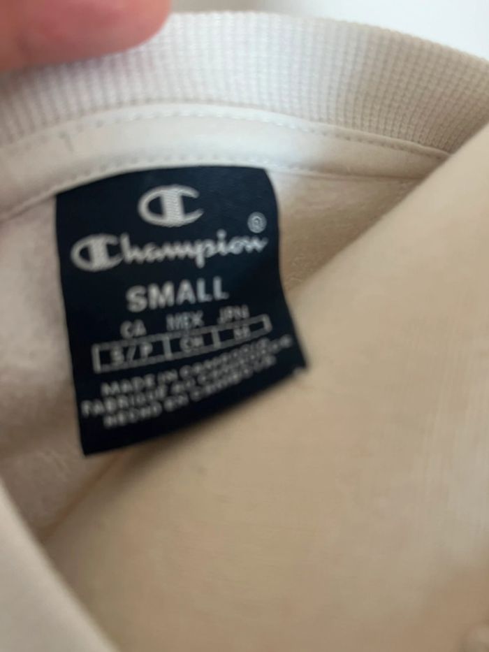 Sweat champion blanc - photo numéro 3