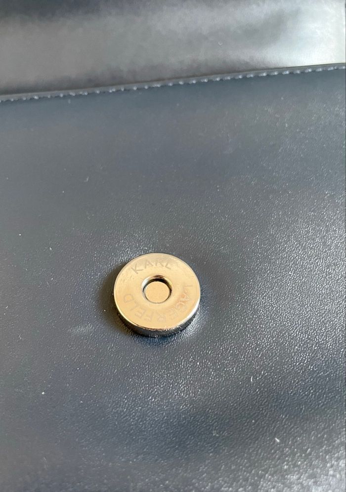 Sac bandoulière Karl Lagerfeld marine + dustbag - Authentique - photo numéro 5