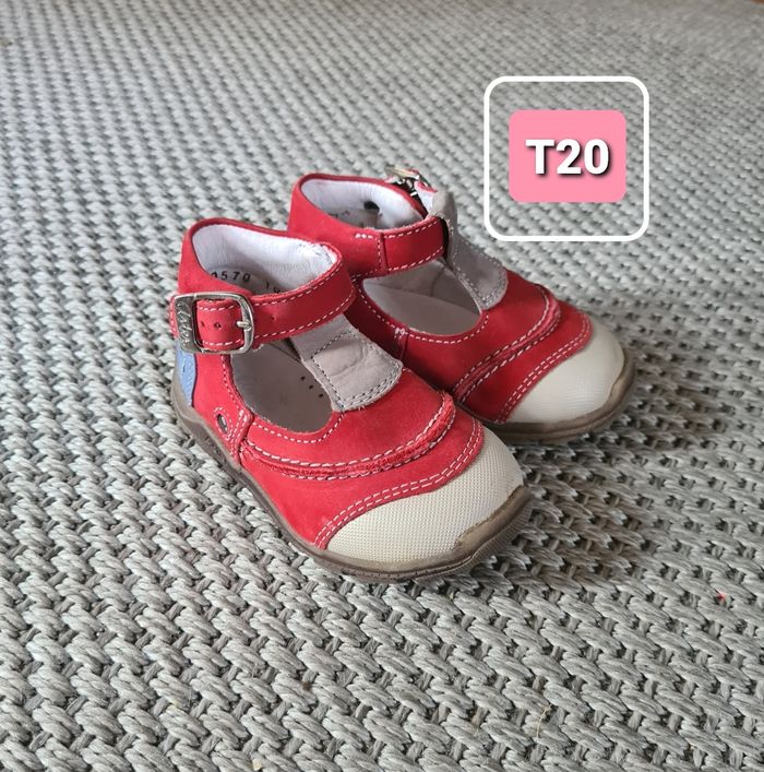 Sandales cuir mixte - T20