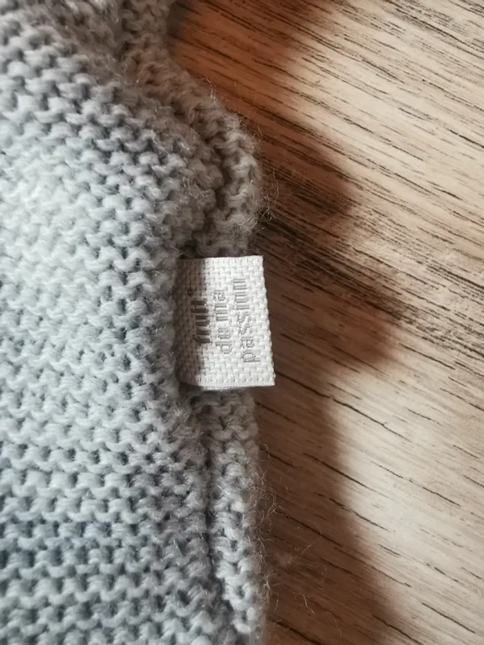 Manteau bébé gris. - photo numéro 3
