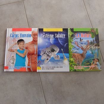 Lot 3 livres enfant Découvre 