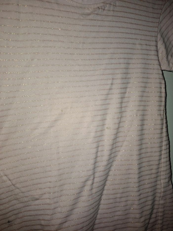Tee-shirt pailleté 8/10 ans - photo numéro 2