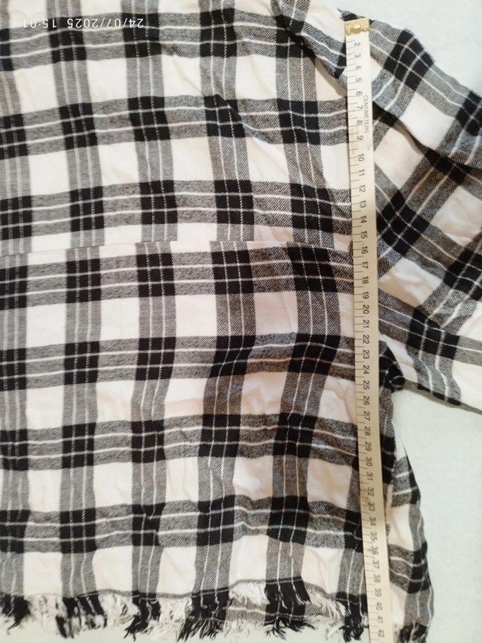 Chemise courte à carreaux - photo numéro 8