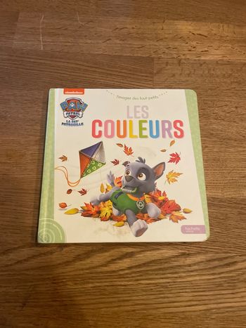 Livre cartonné Pat Patrouille L’imagier des tout petits Les couleurs Paw Patrol