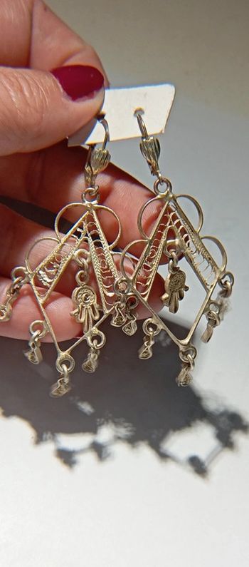Boucles d'oreilles pendantes Maghreb