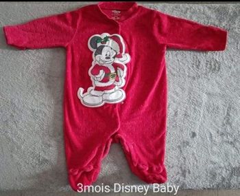 Pyjama Mickey velours
