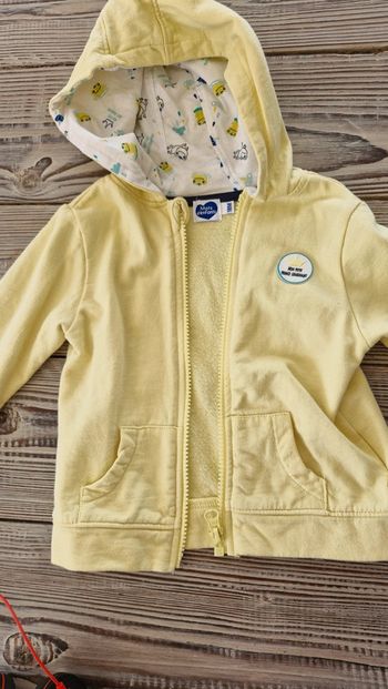 Veste capuche portée une fois