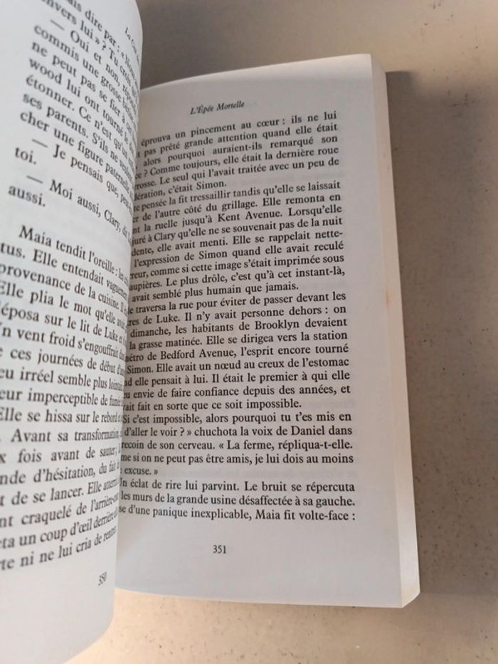 Cassandra Clare la cité des ténèbres l'épée mortelle - photo numéro 8