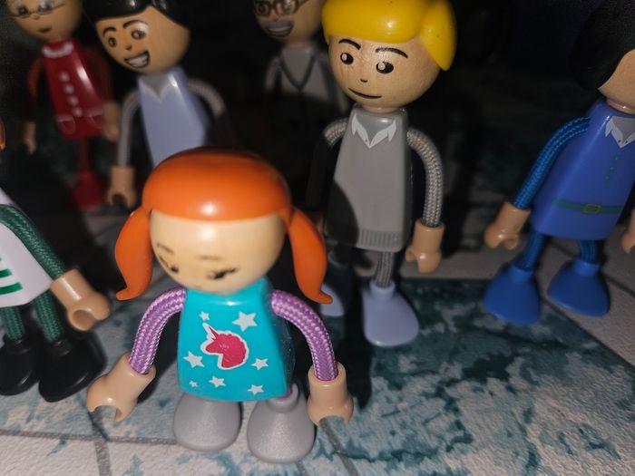 Poupées souples famille recomposée pour enfants | Jouets en bois - photo numéro 3