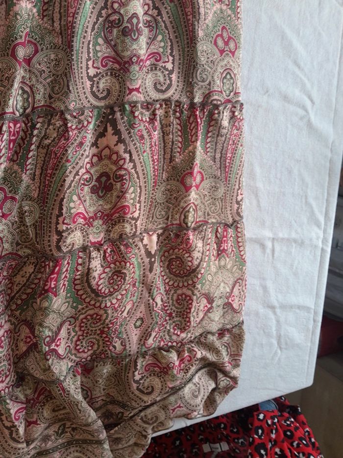 Très belle robe en soie bohème Boho Fashion taille unique neuve avec étiquette - photo numéro 11