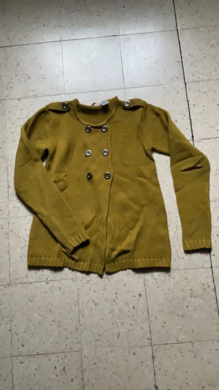 Gilet moutarde T152 okaou (n°5)