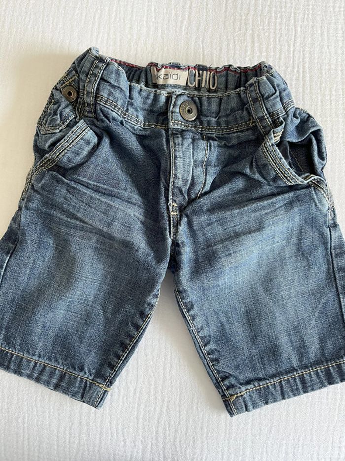 Lot de 2 shorts garçon Okaidi 3 ans - photo numéro 2