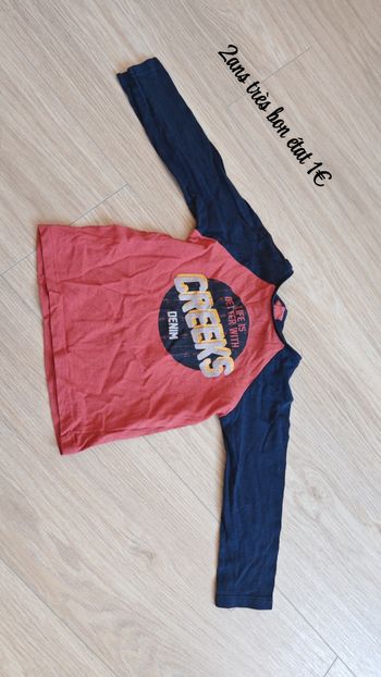 T-shirt manche longue 2ans