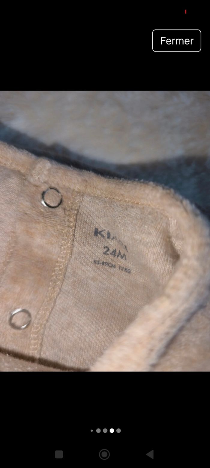 Lot pyjamas kiabi 24mois - photo numéro 6