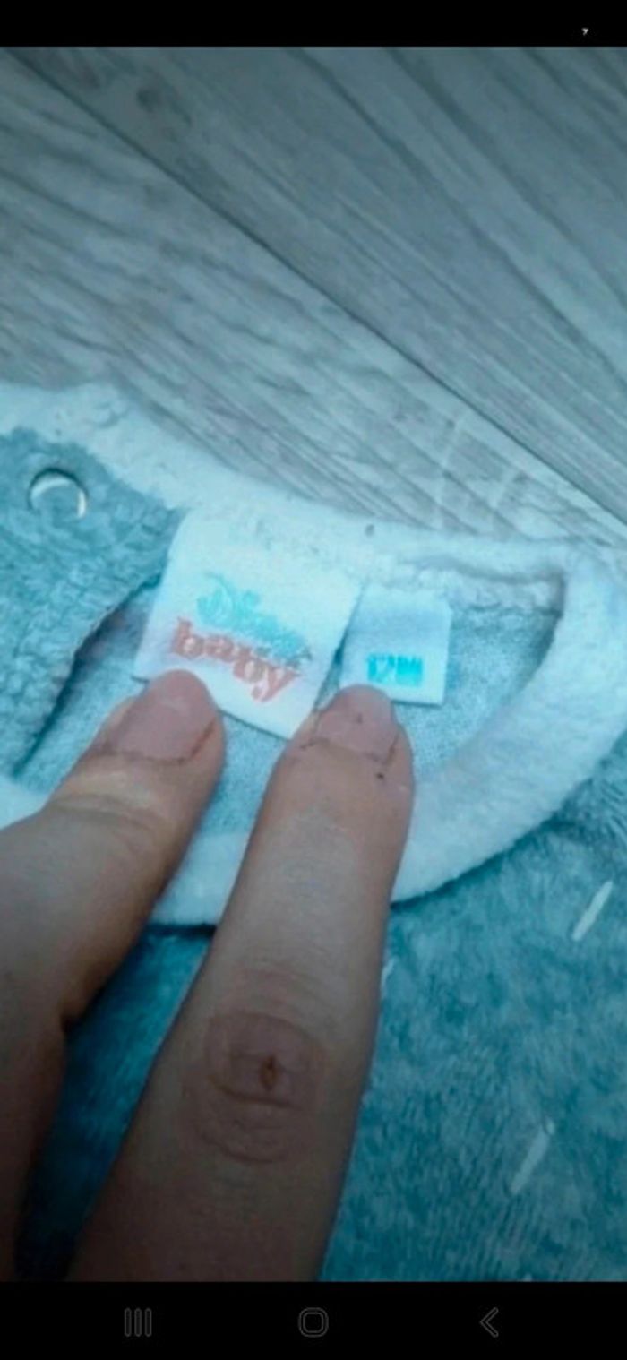 Pyjama ouverture arrière Disney Baby Kiabi 12mois 👻 - photo numéro 4
