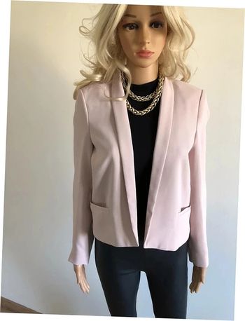 Blazer court rose clair Mango taille M excellent état
