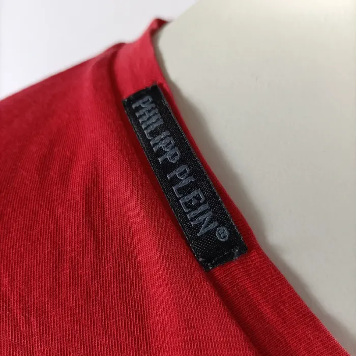 T-shirt imprimé & strass - Philipp Plein - Taille L A1293 - photo numéro 6