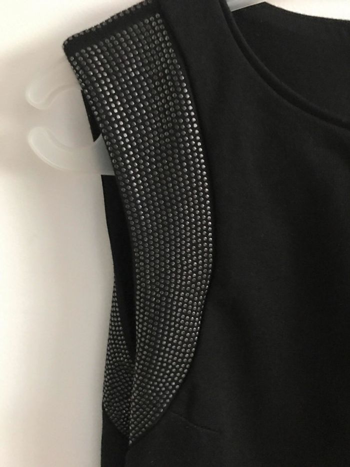 Robe noire cloutée Mango - photo numéro 2