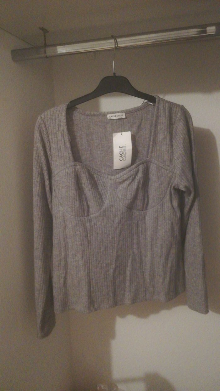 Haut Bustier cache-cache neuf - photo numéro 3