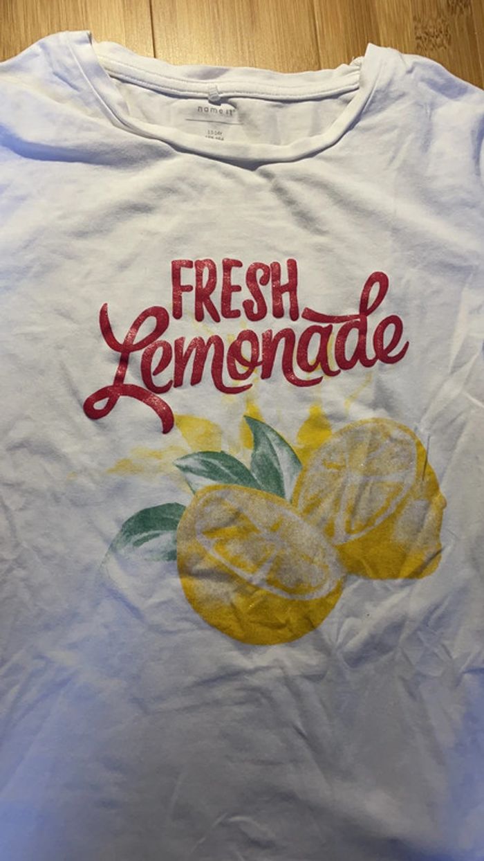 T shirt blanc taille 13/14 ans - photo numéro 3