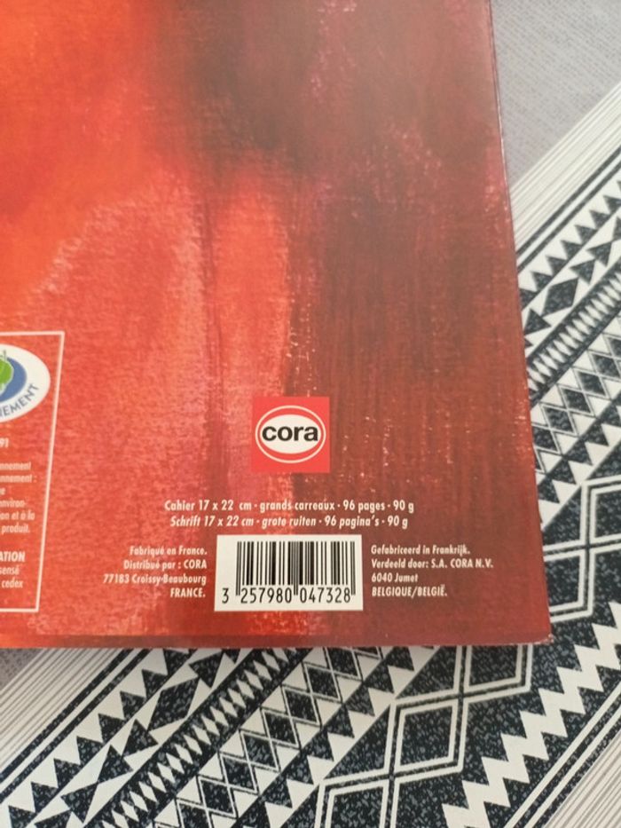 Cahier 96 pages rouge - photo numéro 2