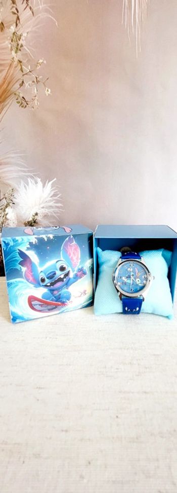 Montre Stitch bleue avec boîte cadeau - Enfant / Disney fan
