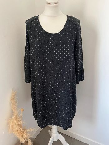 Robe en soie à motifs Sézane S