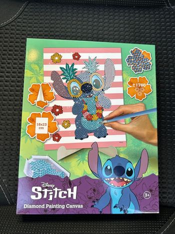 Diamond painting canvas stitch Disney neuf