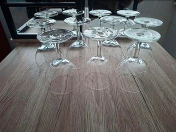 Lot 11 verres à pieds