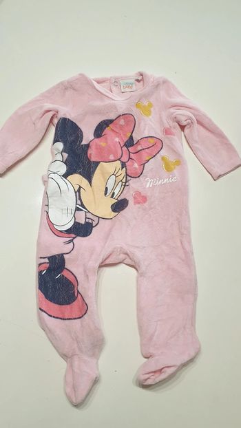 Pyjama velours minnie