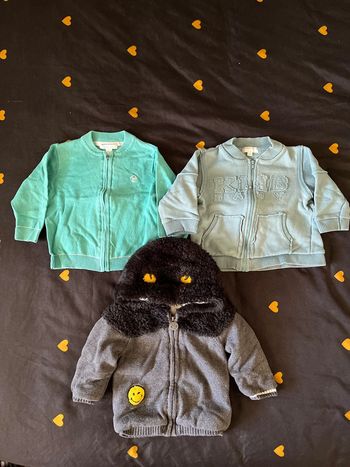 Lot de veste 12 mois